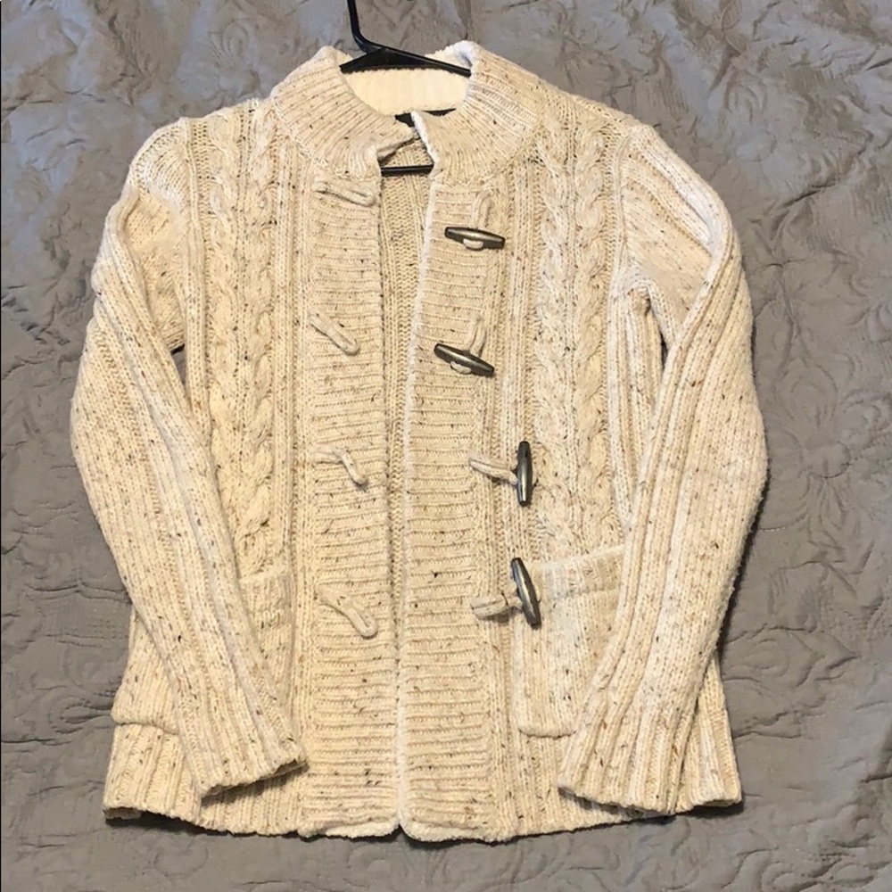 Cream cardigan